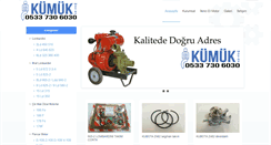 Desktop Screenshot of kumukmakina.com